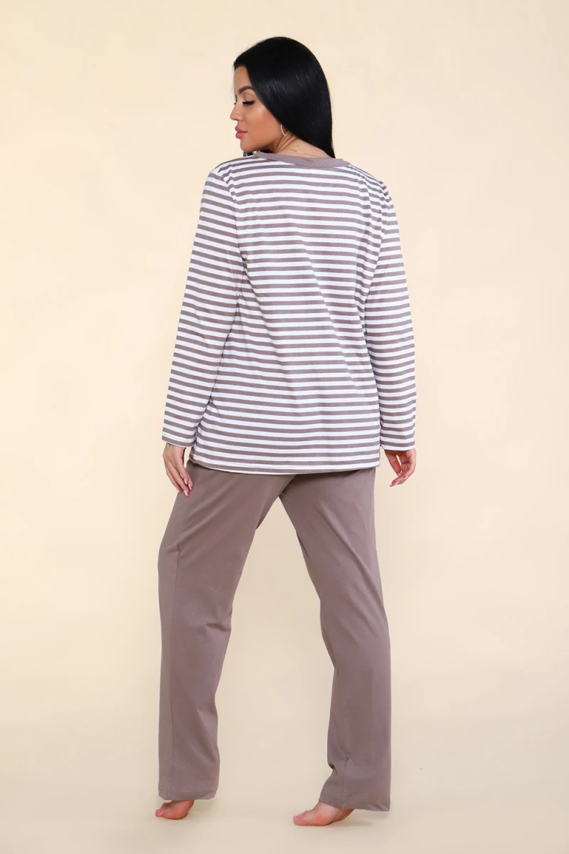 Комплект женский - Сердце - 621 - светло-серый