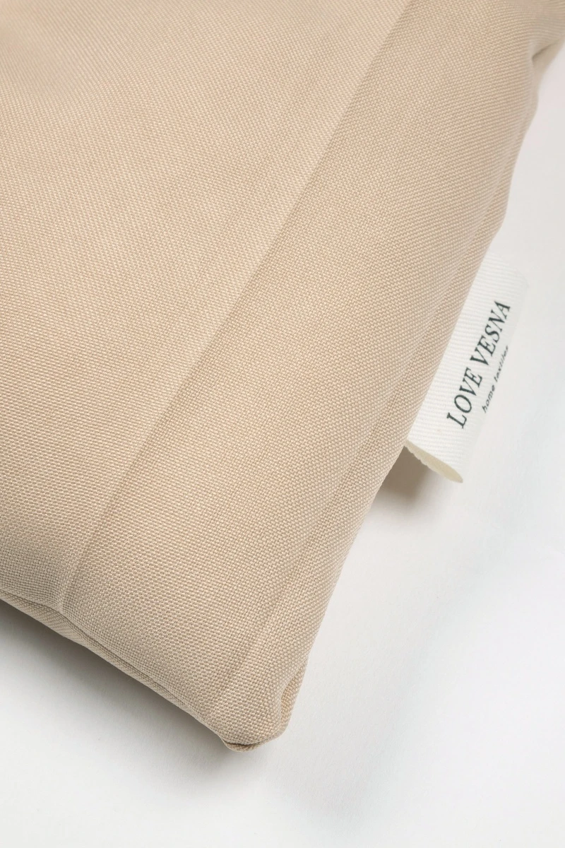 Плоская подушка на стул из габардина "А" Пудра (col. 2) (М-4)