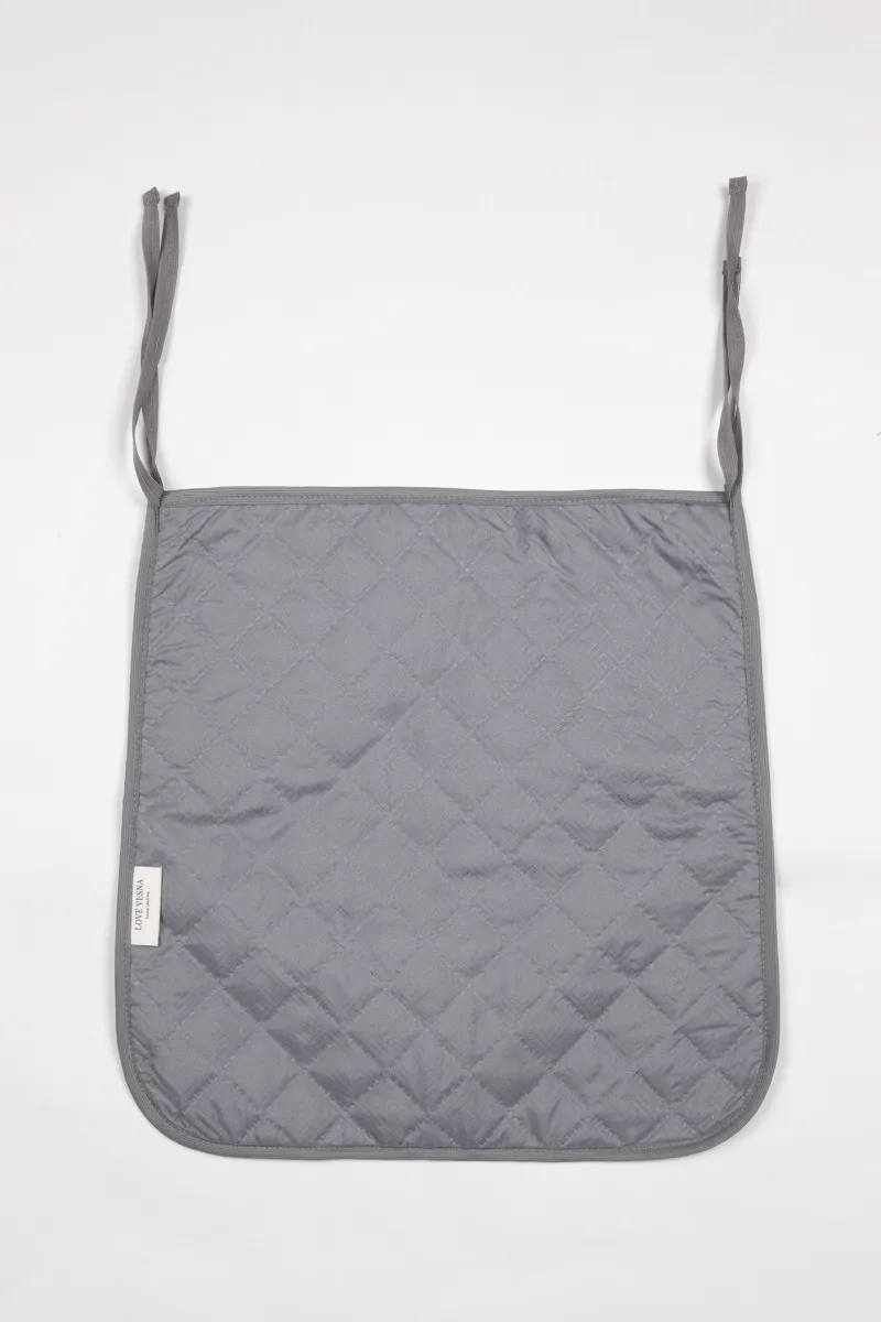 Коврик на стул "Версаче" серый (термостежка)