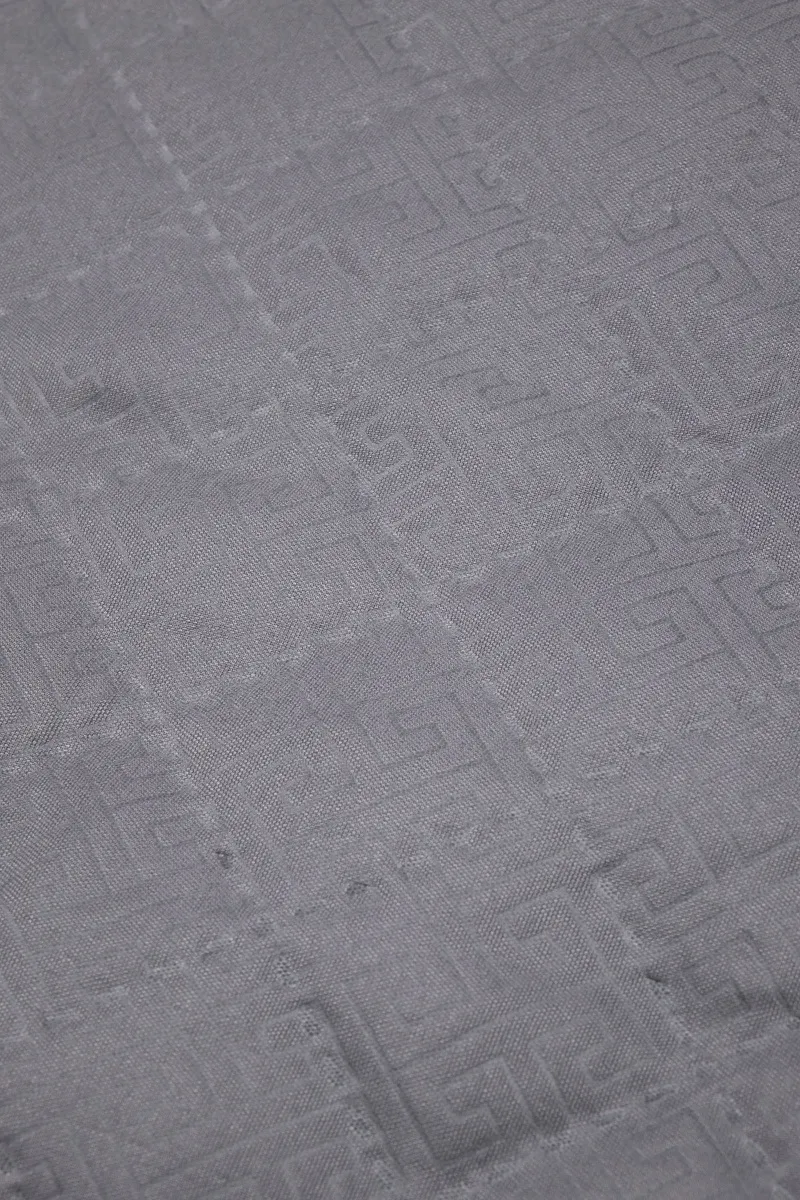 Коврик на стул "Версаче" серый (термостежка)