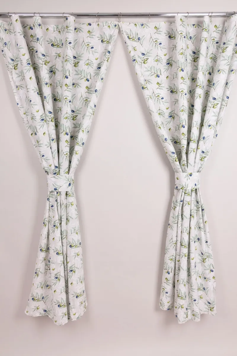 Комплект штор из рогожки "Диз" Долина