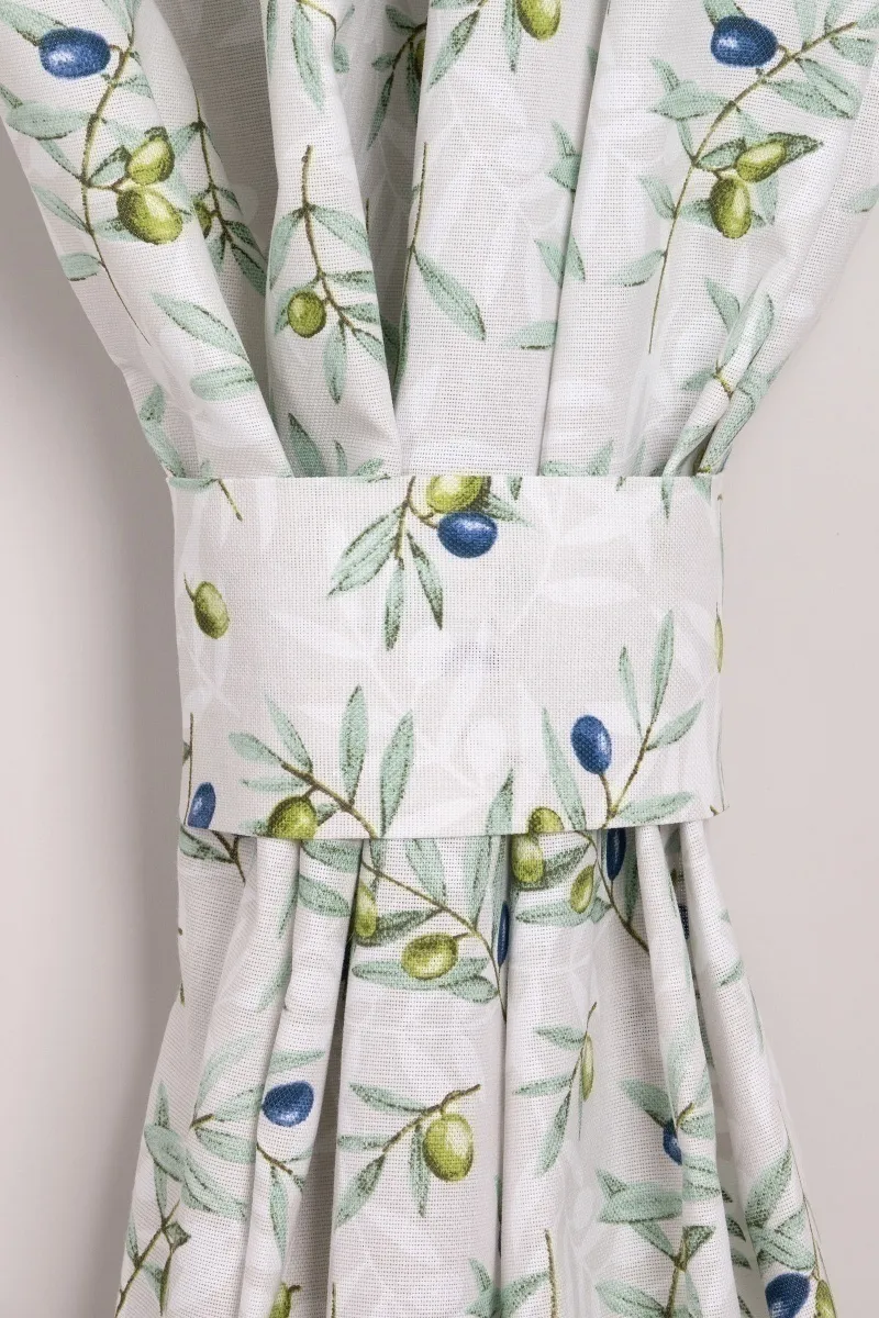 Комплект штор из рогожки "Диз" Долина