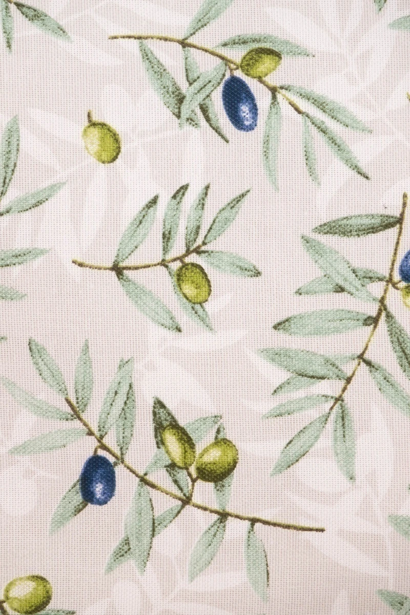 Декоративная наволочка на молнии из рогожки "Диз" Долина