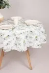 Скатерть круглая рогожка "Диз" Долина  (145х145)