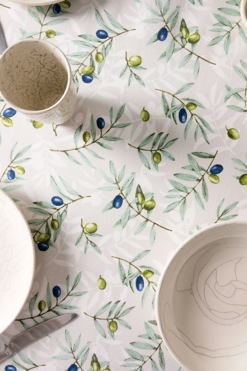 Скатерть круглая рогожка "Диз" Долина  (145х145)