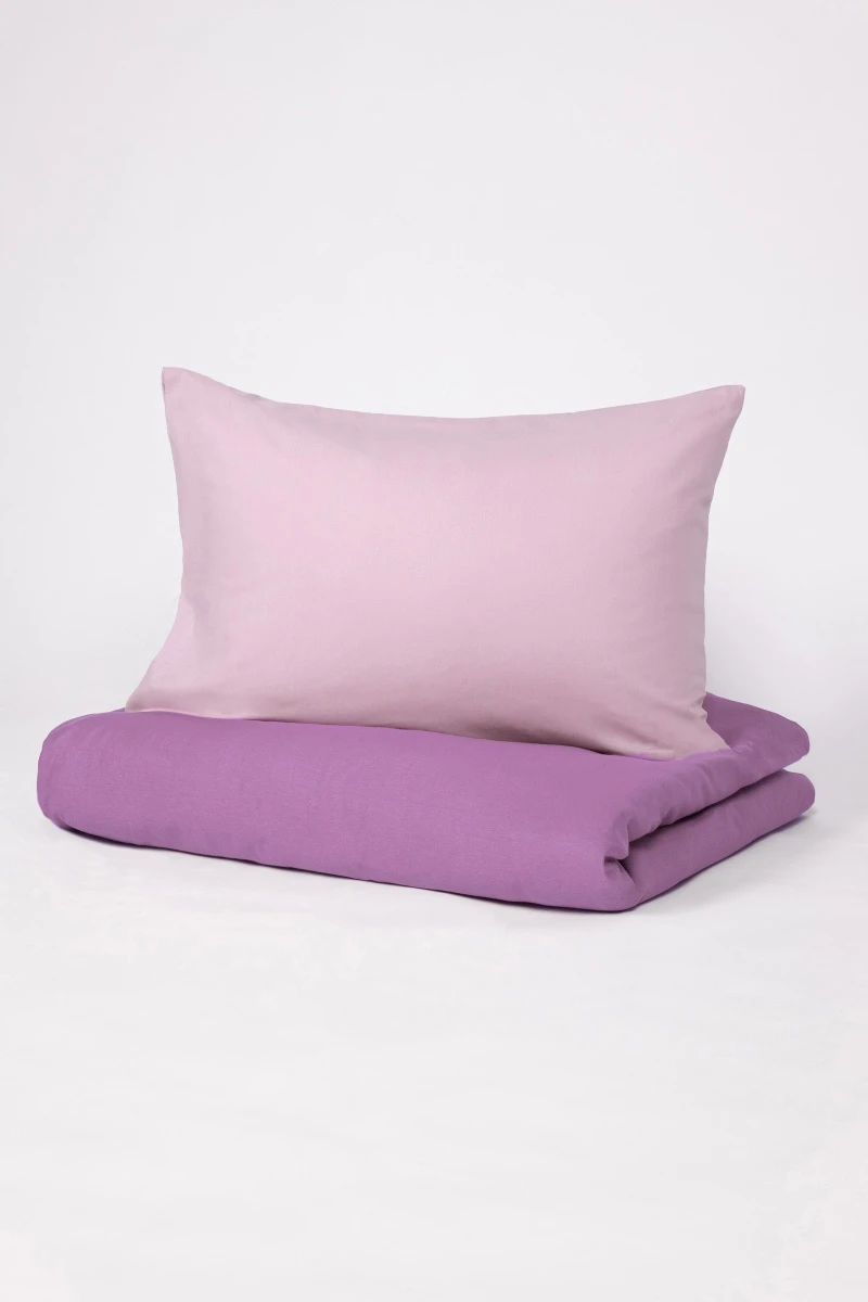 1 + 2 Пододеяльник и 2 наволочки бязь "Черничный мусс+Мальва" ком, 50х70 см (751+611, "ТЛ")