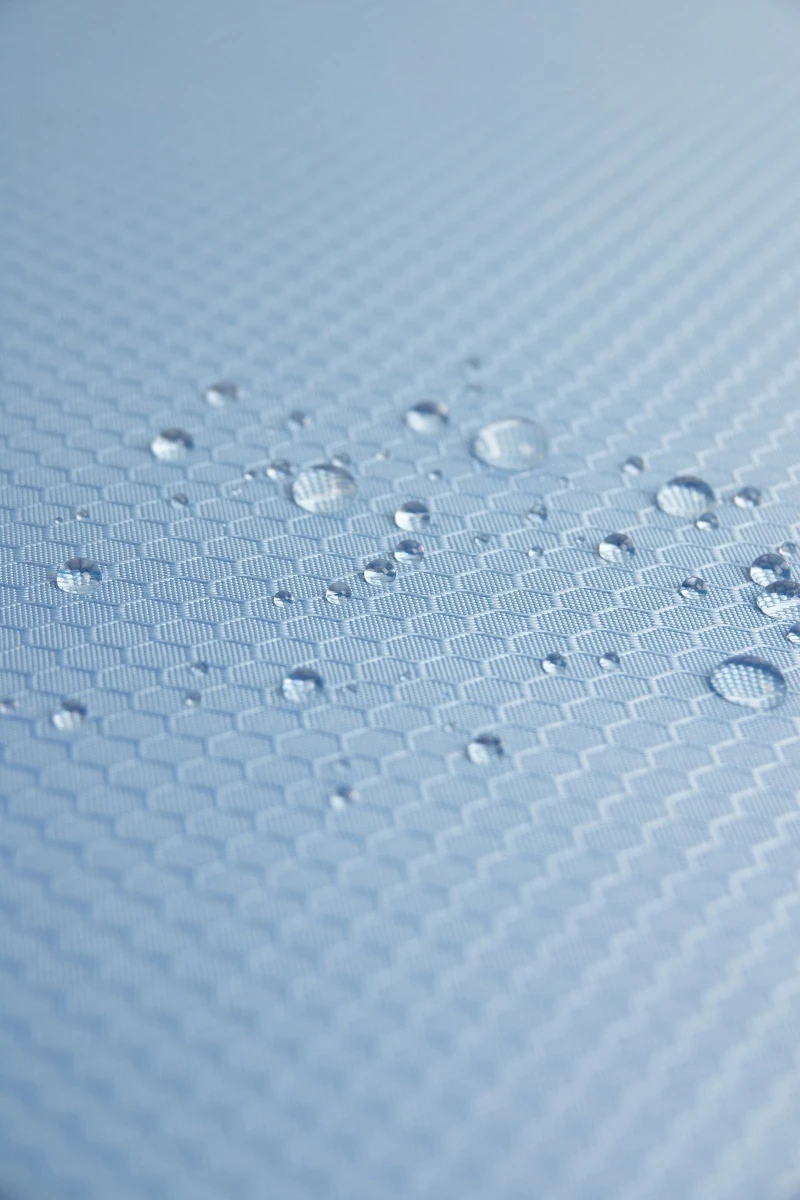 Подушка на скамью Оксфорд-соты "Небесно-голубой"