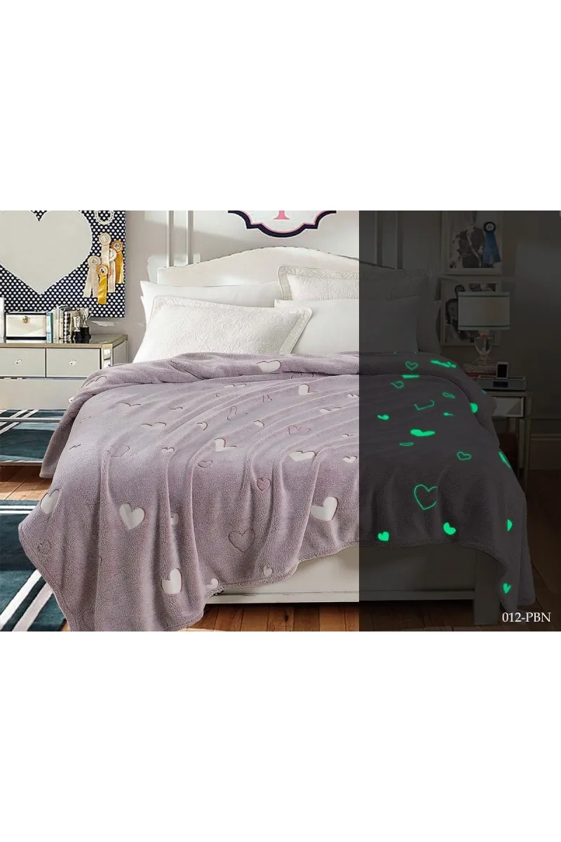 Покрывало плюш велюр неон 012-PBN Пора любви