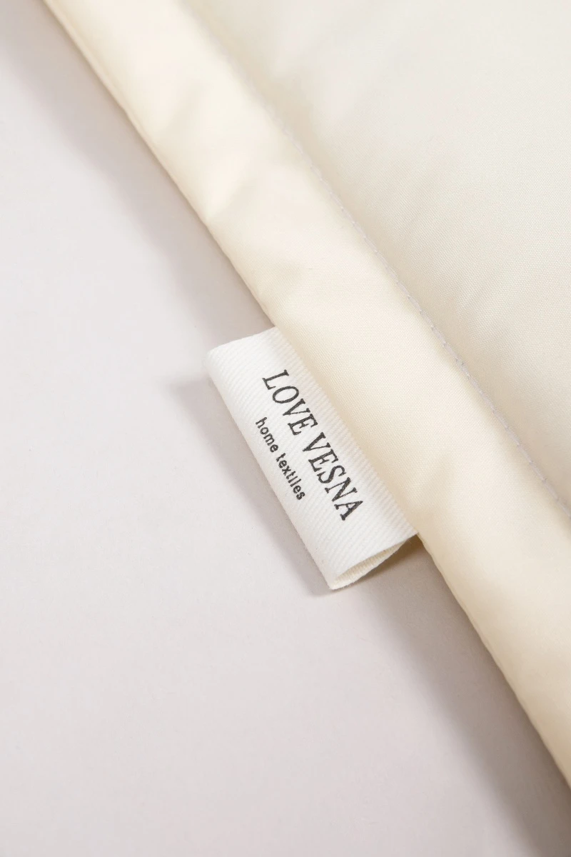 Подушка на стул Дюспо "Рельеф" цвет #02 Ваниль