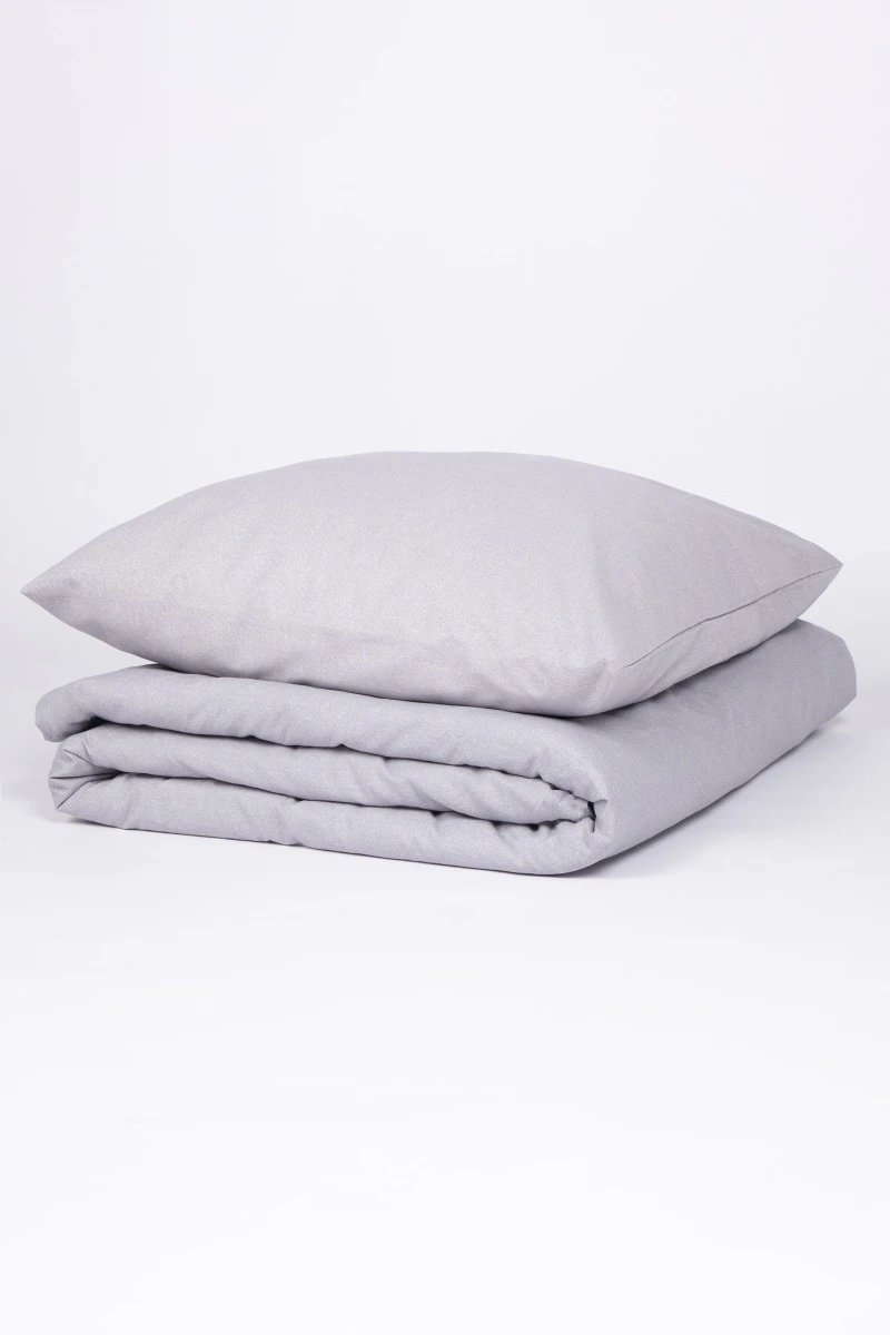 1 + 1 Пододеяльник и наволочка бязь "Саржа-Дымчатый", 70х70 см (70923-4, "ТЛ")