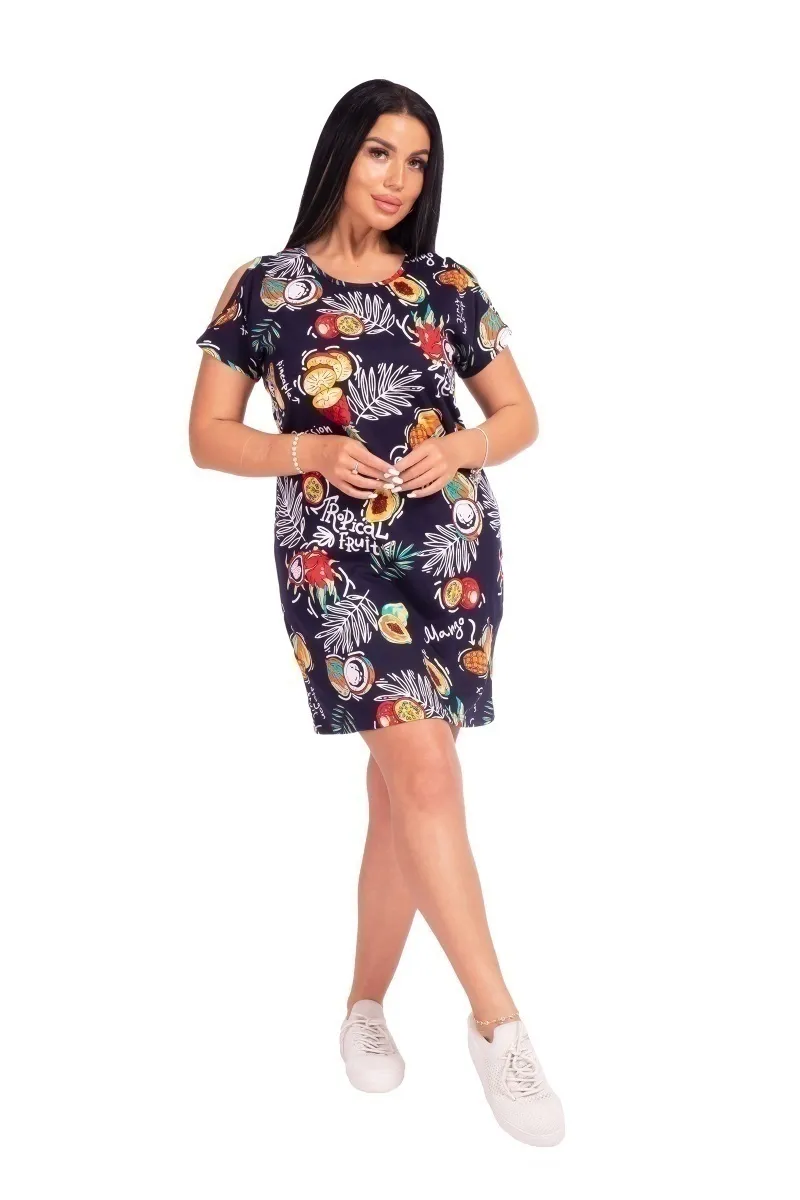 Туника "Фантазия" фрукты, трикотаж