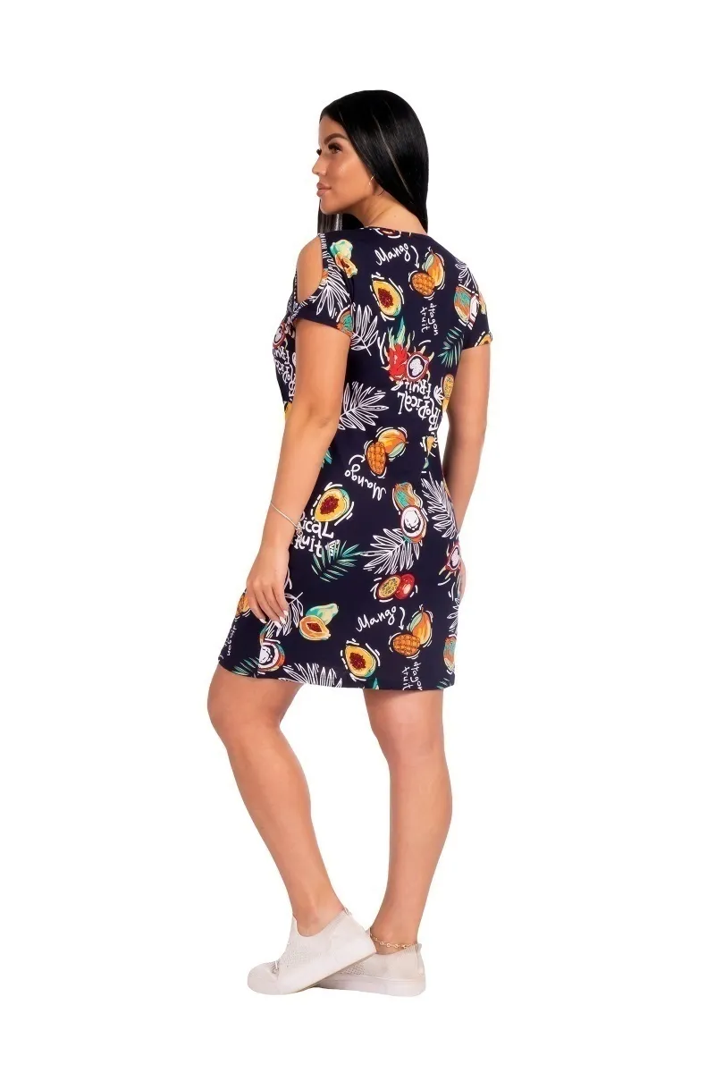 Туника "Фантазия" фрукты, трикотаж