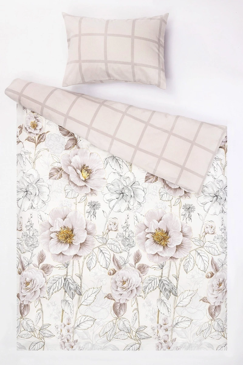 1 + 1 Пододеяльник и наволочка бязь "Диз-Сонет" ком, 50х70 см (12672-1, "Диз")