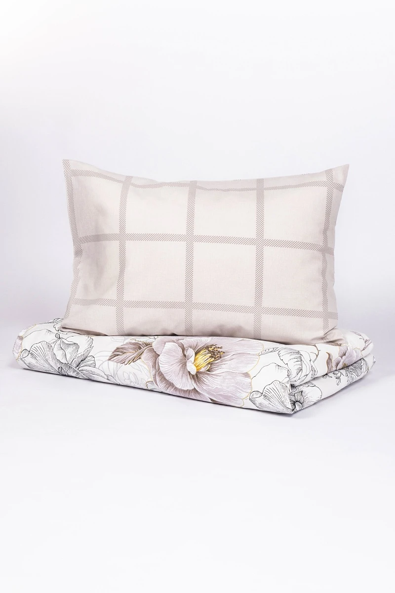 1 + 1 Пододеяльник и наволочка бязь "Диз-Сонет" ком, 50х70 см (12672-1, "Диз")