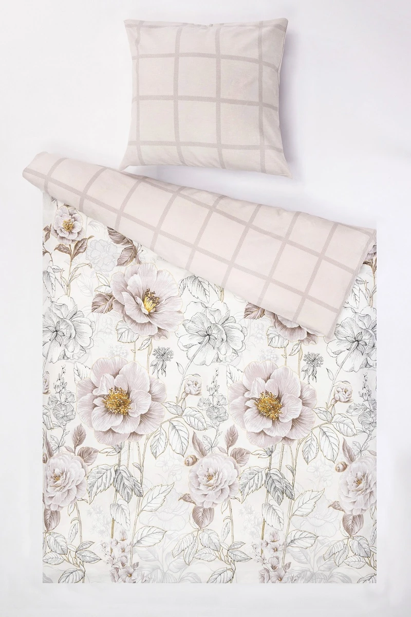 1 + 1 Пододеяльник и наволочка бязь "Диз-Сонет" ком, 70х70 см (12672-1, "Диз")