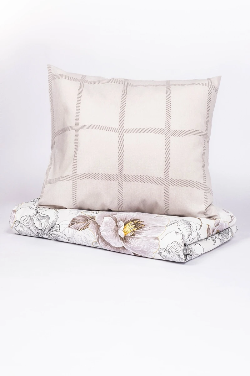 1 + 1 Пододеяльник и наволочка бязь "Диз-Сонет" ком, 70х70 см (12672-1, "Диз")