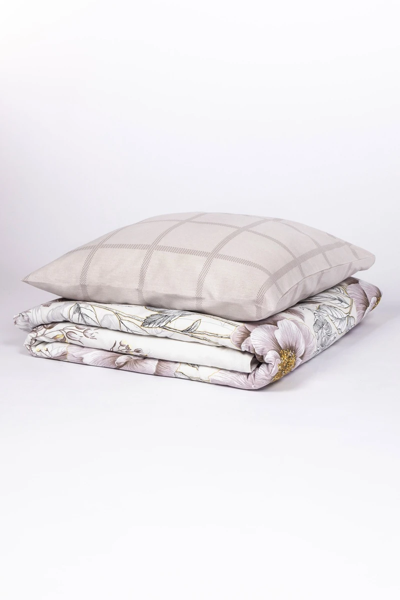 1 + 1 Пододеяльник и наволочка бязь "Диз-Сонет" ком, 70х70 см (12672-1, "Диз")