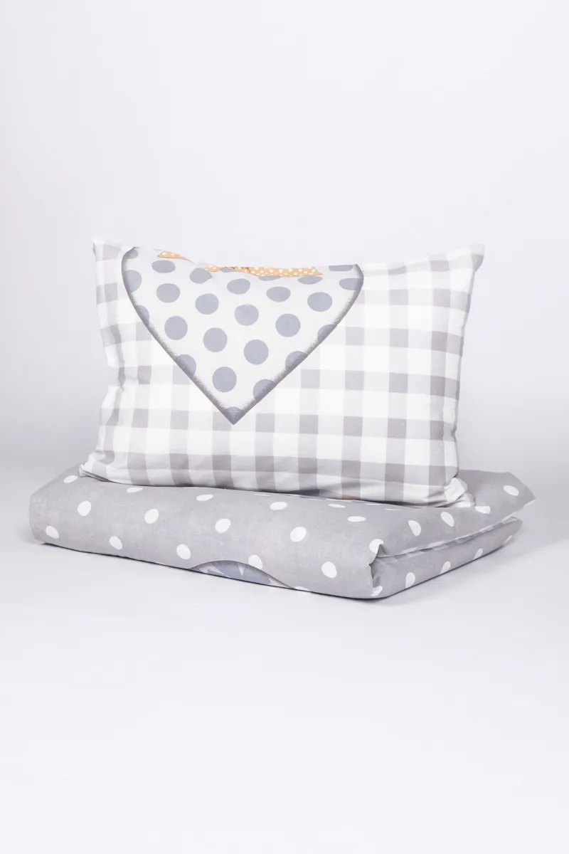 1 + 1 Пододеяльник и наволочка бязь "ТЛ-Катарина", 145х215, 50х70 см (арт. 9194-1, "ТЛ")