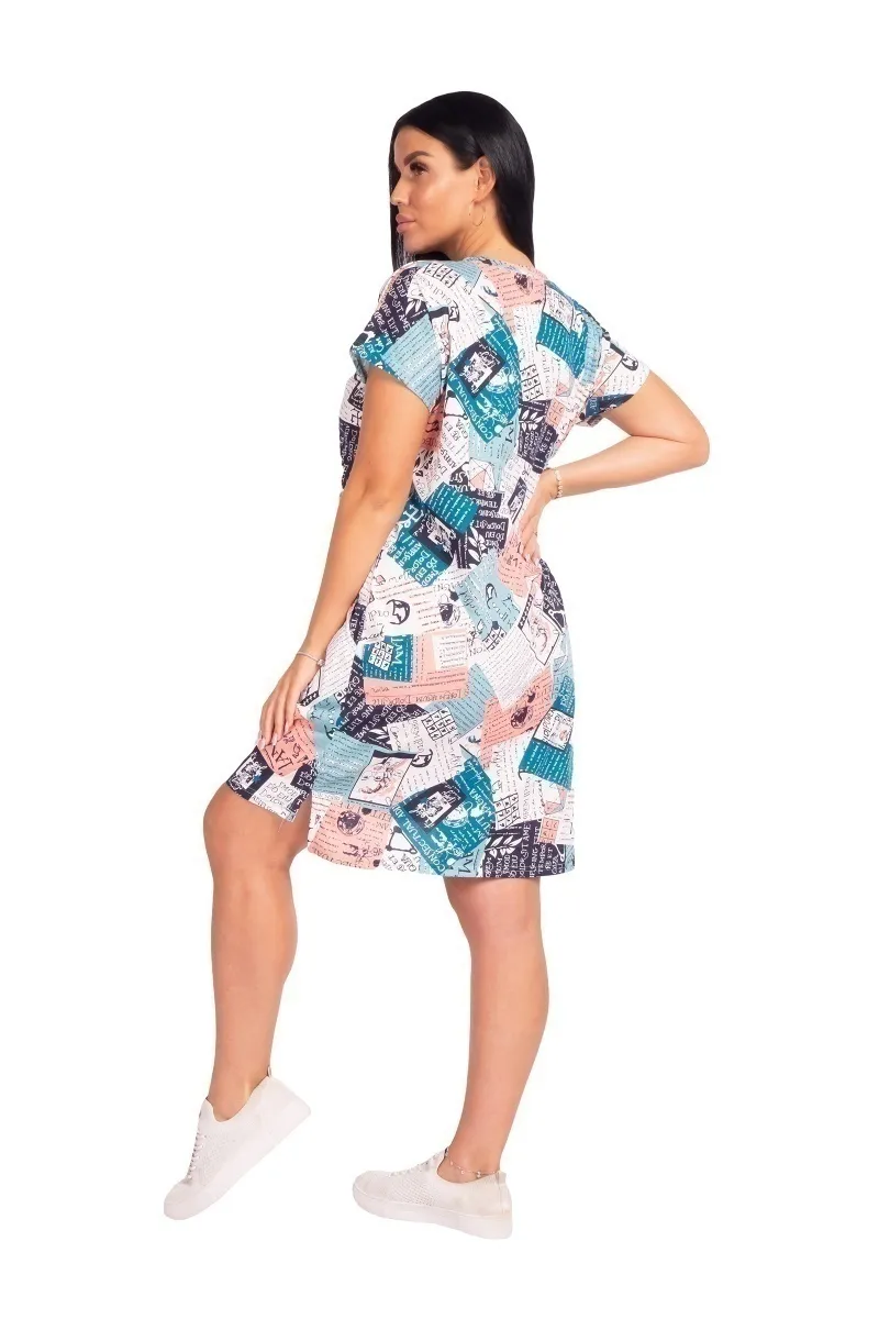 Туника "Блеск" газета, трикотаж