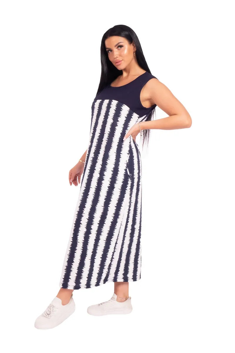 Сарафан "Изюминка" синий, трикотаж