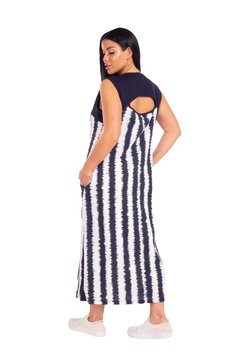 Сарафан "Изюминка" синий, трикотаж