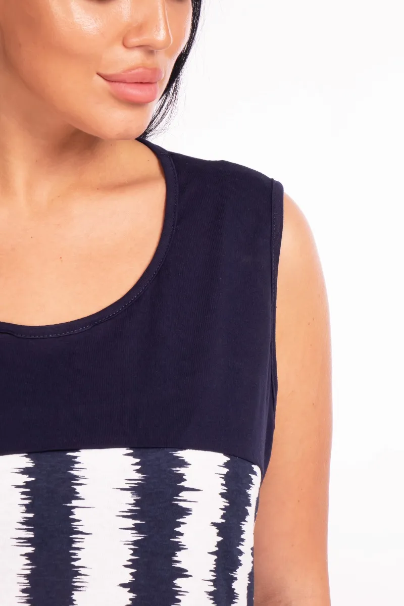 Сарафан "Изюминка" синий, трикотаж