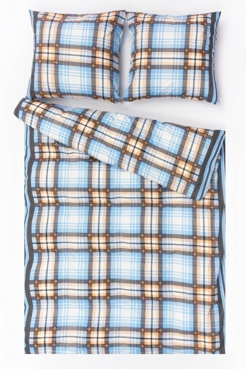 1 + 2 Пододеяльник и 2 наволочки бязь "Людвиг", 145х215, 70х70 см (арт. 616-1, "ТЛ")