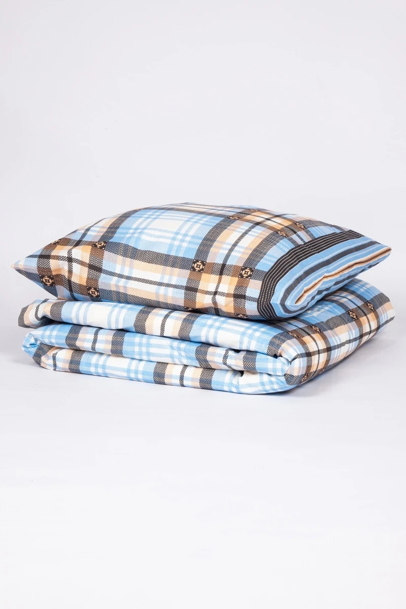 1 + 2 Пододеяльник и 2 наволочки бязь "Людвиг", 145х215, 70х70 см (арт. 616-1, "ТЛ")