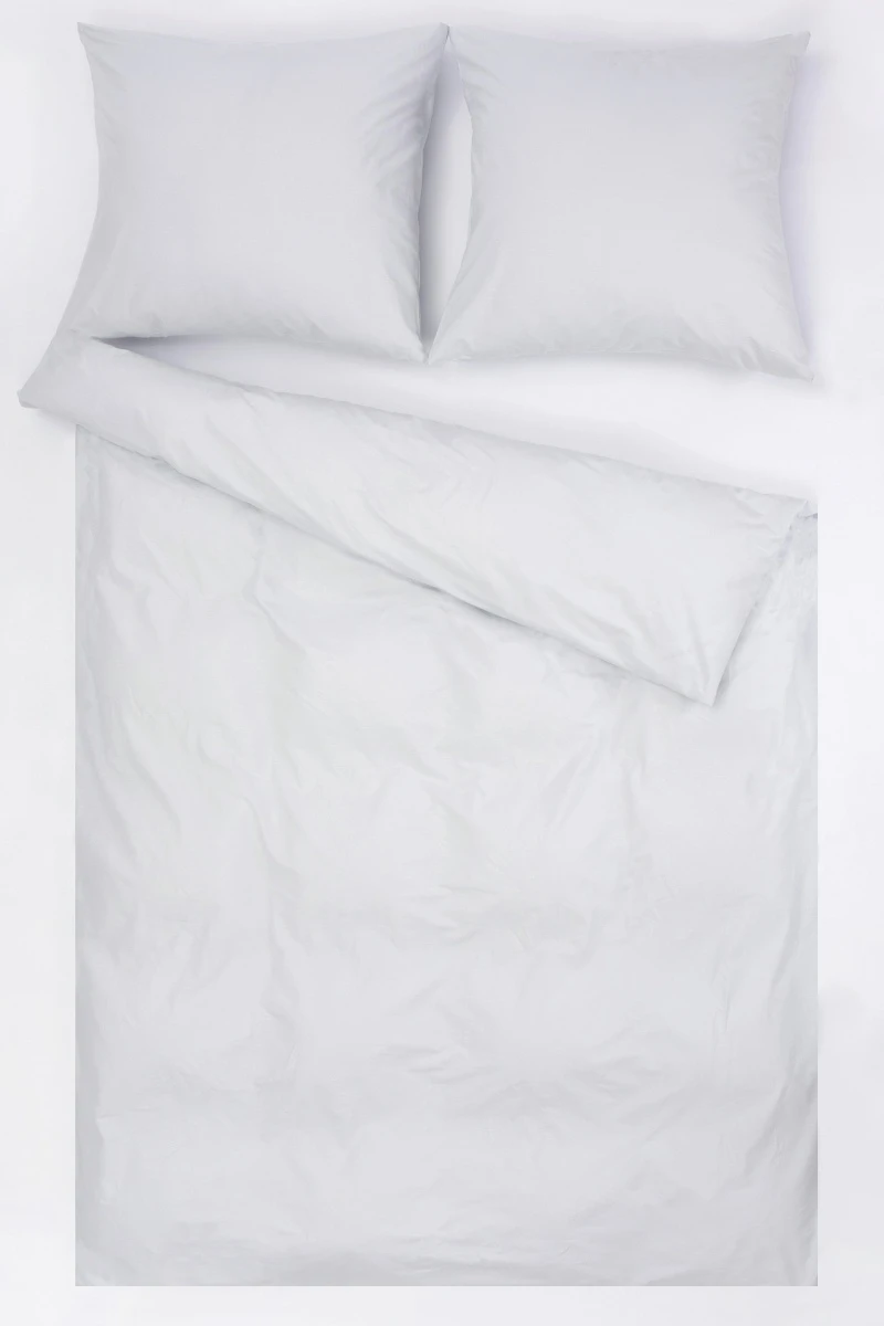 1 + 2 Пододеяльник и 2 наволочки поплин "Серый туман", 70х70 см (70162, "МИЛАН")