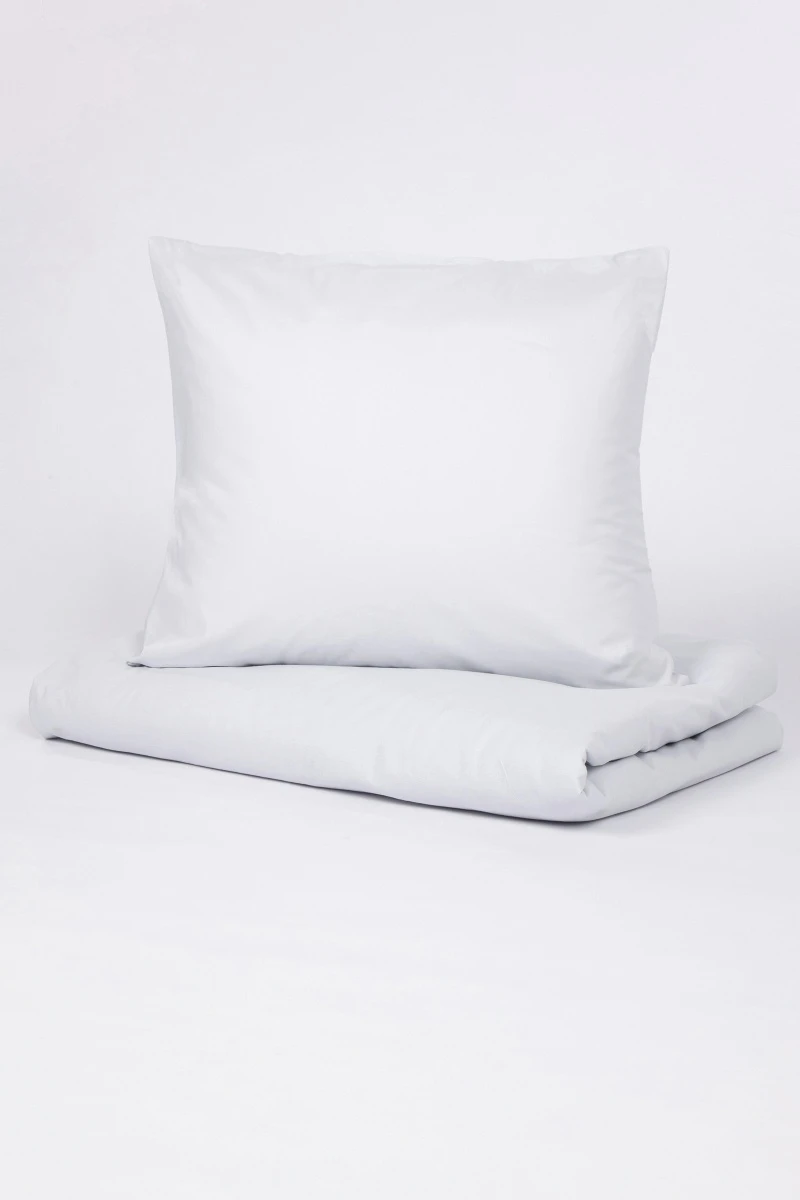 1 + 2 Пододеяльник и 2 наволочки поплин "Серый туман", 70х70 см (70162, "МИЛАН")