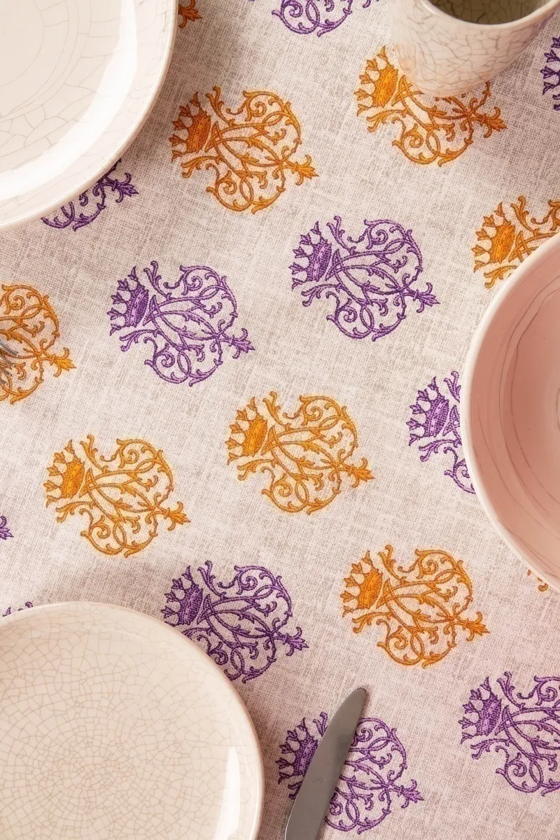 Скатерть рогожка "Пром" Микс Лета