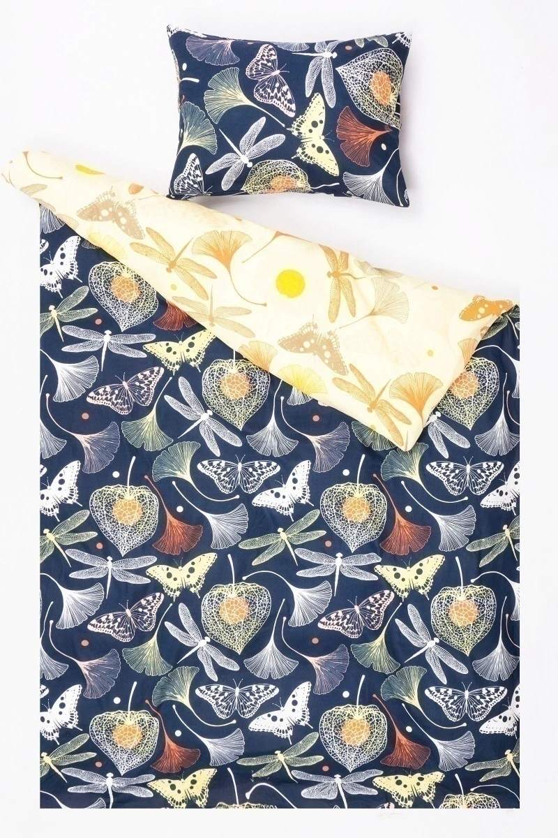 1 + 1 Пододеяльник и наволочка бязь "Летняя феерия" ком, 145х215, 50х70 см (арт. 10268-1+10269-1, "ТЛ")