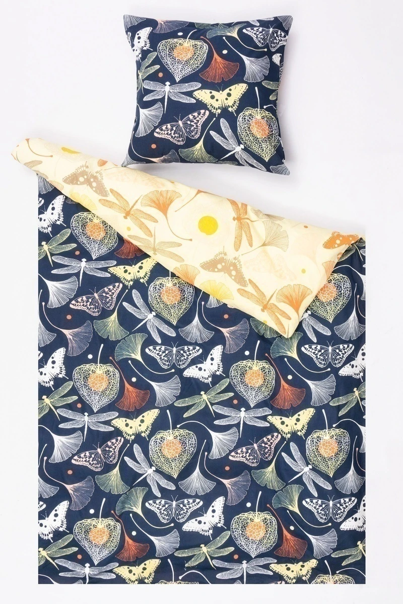 1 + 1 Пододеяльник и наволочка бязь "Летняя феерия" ком, 145х215, 70х70 см (арт. 10268-1+10269-1, "ТЛ")