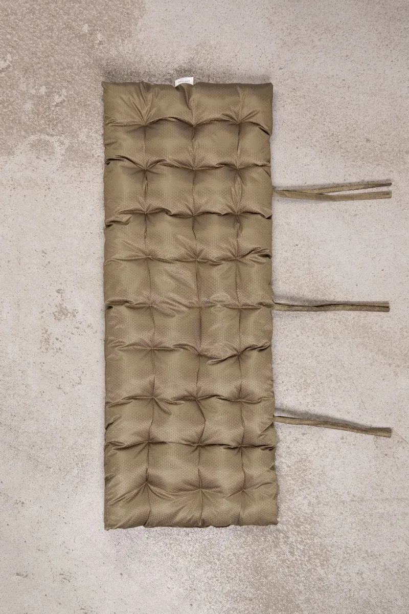 Подушка на скамью Оксфорд-соты "Бронза"