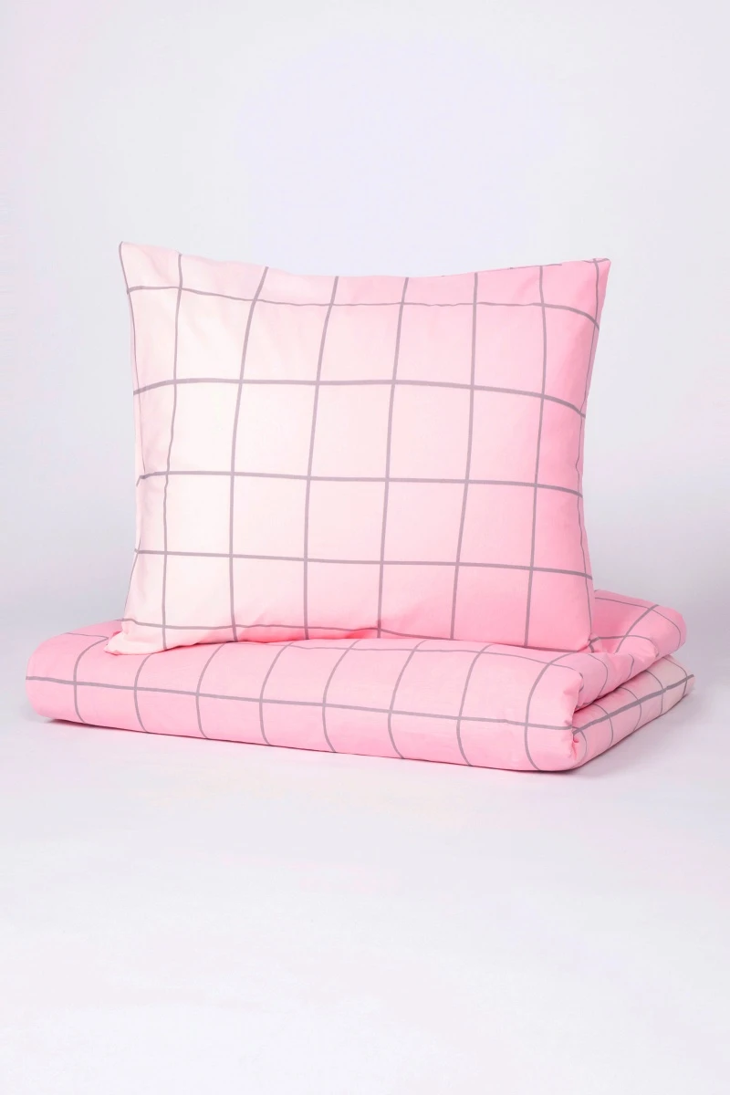 1 + 2 Пододеяльник и 2 наволочки перкаль "Нео-Модерн" розовый, 70х70 см (7231-5, "ХБК")