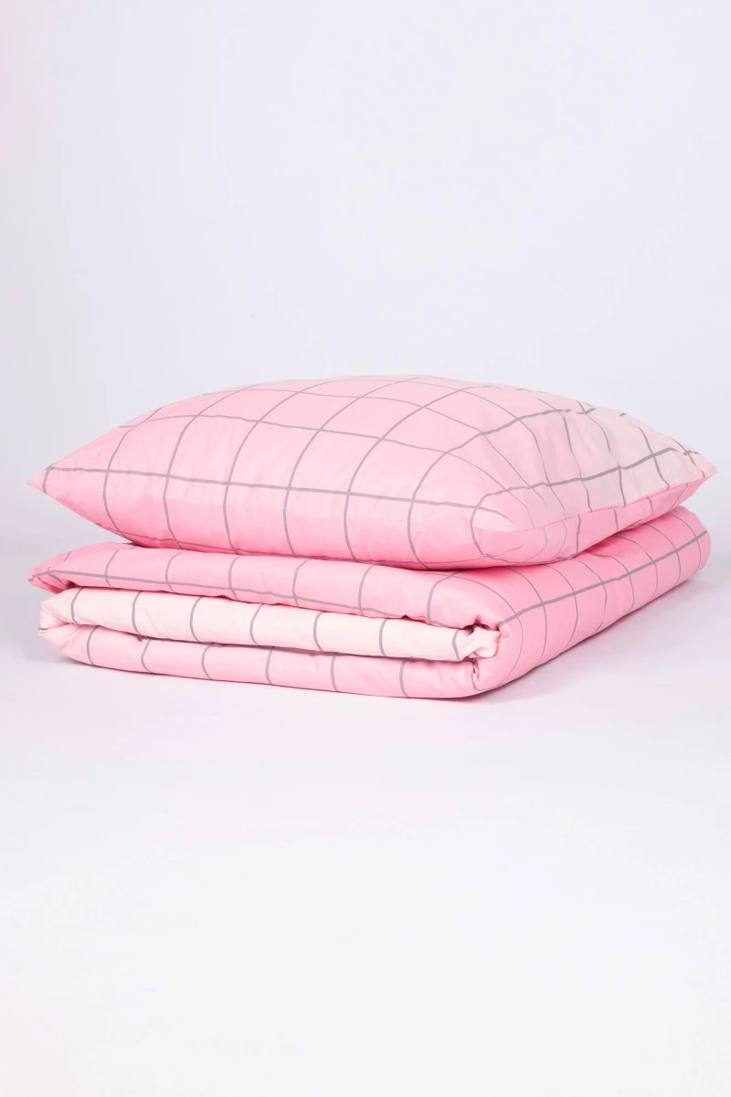 1 + 2 Пододеяльник и 2 наволочки перкаль "Нео-Модерн" розовый, 70х70 см (7231-5, "ХБК")