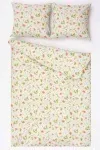 1 + 2 Пододеяльник и 2 наволочки бязь "Маки на фактуре" серый, 145х215, 70х70 см (арт. 10523-1, "ТЛ")