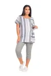 Костюм "Аморе 4" полоса, трикотаж