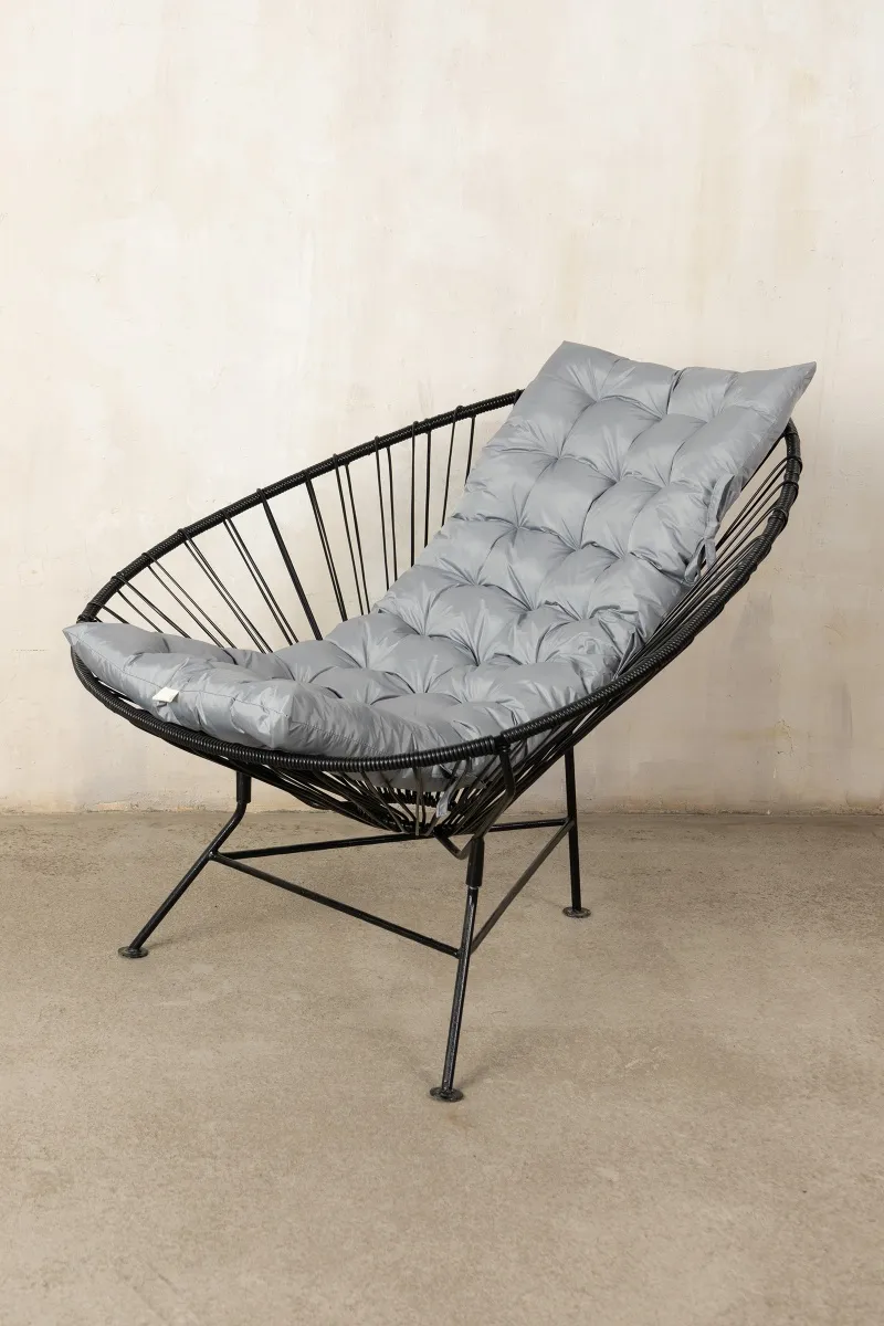 Подушка на скамью Дюспо цвет Серебро