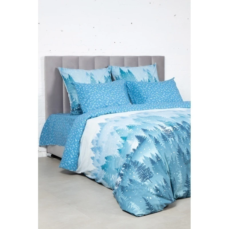 КПБ "ТЛ" перкаль "Зимняя дымка" ком. р. Евро 2 арт. 72010-1 + 70855-2