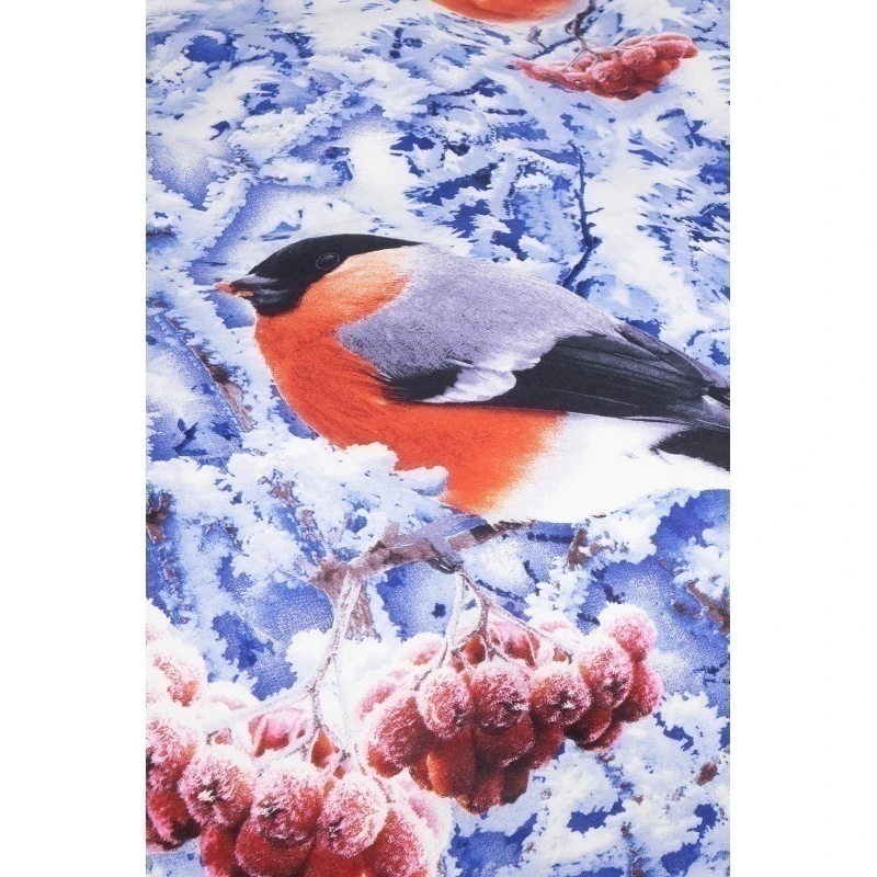 КПБ "Диз" бязь "Снегири-Рябина" ком. р. Евро арт. 12976-1