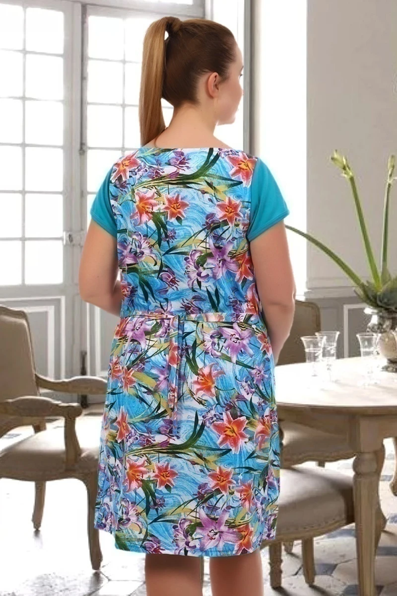 Халат 1749 (лилии)