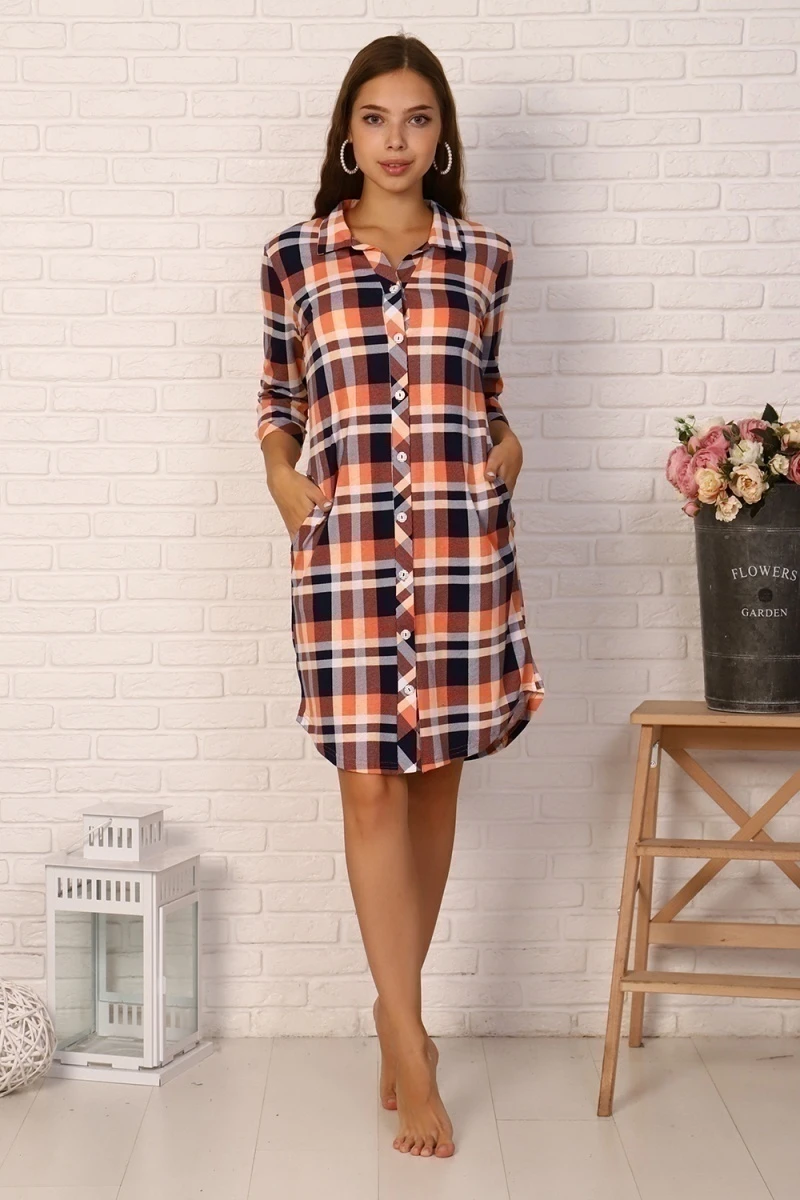 Халат 38018 (коралл)