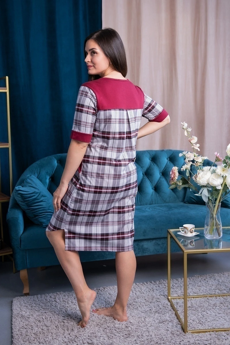 Халат 35733 (серый)