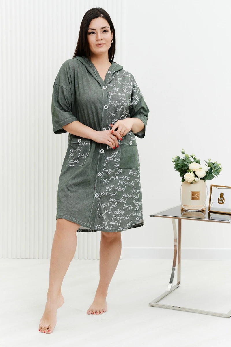 Халат 9175 (хаки)