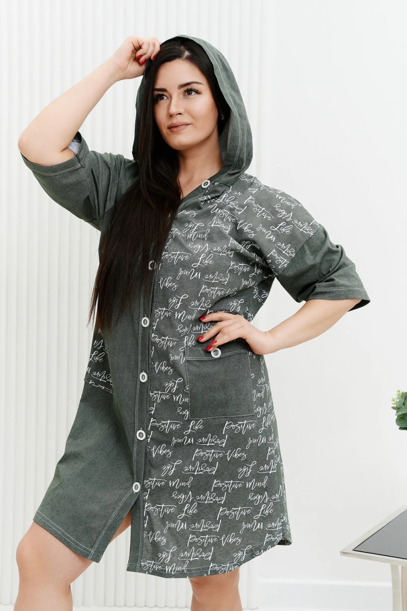 Халат 9175 (хаки)