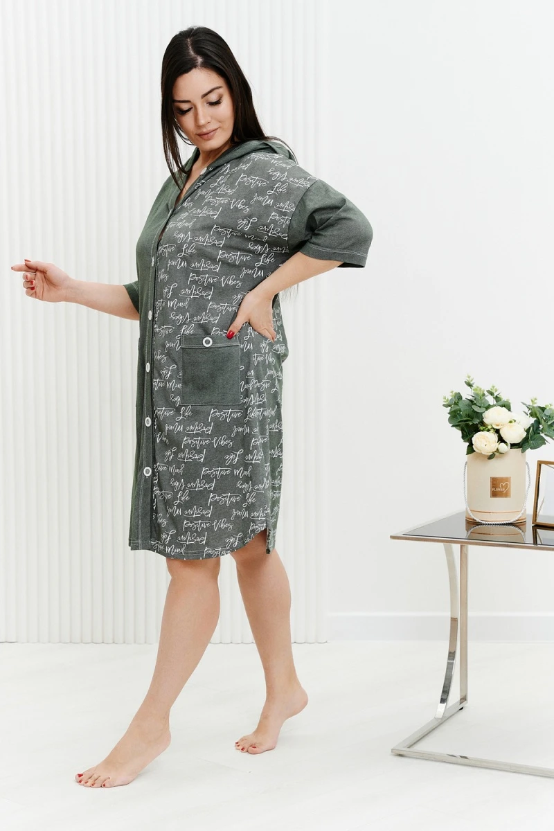 Халат 9175 (хаки)