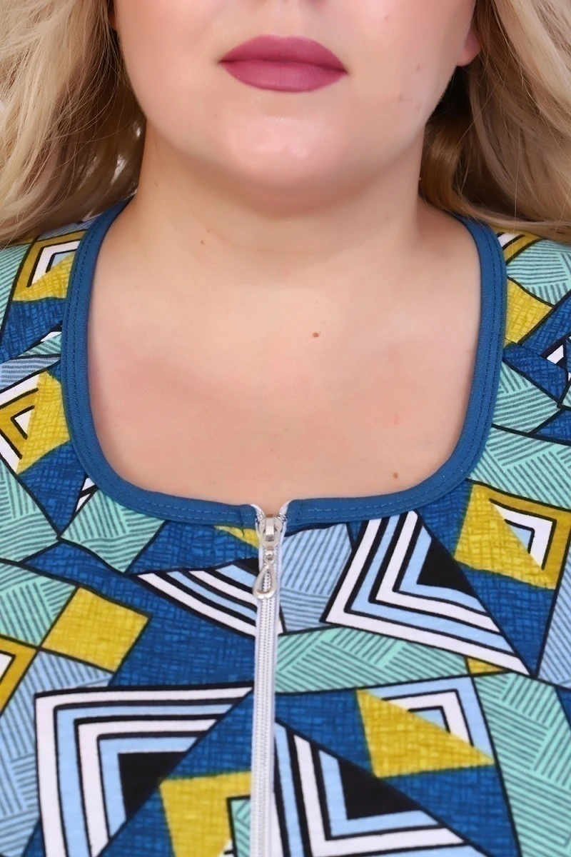 Халат 37501 (голубой)