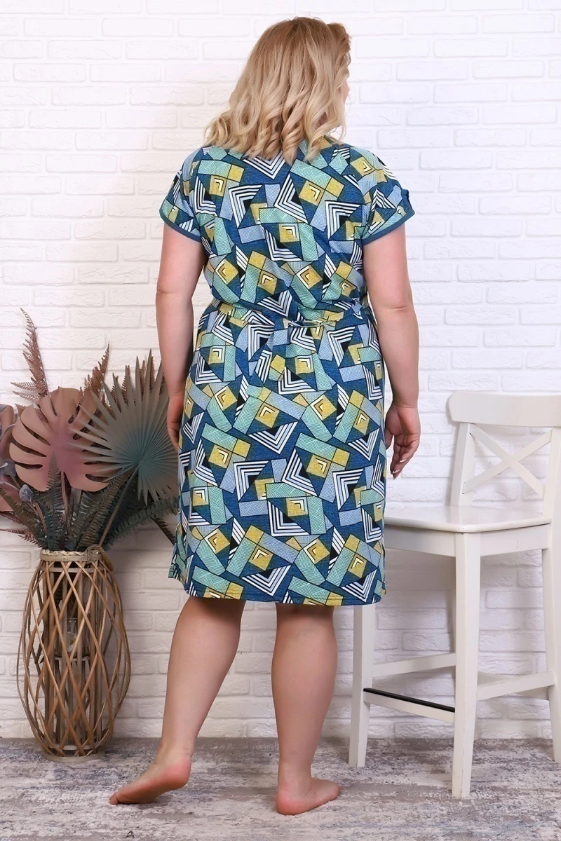 Халат 37501 (голубой)