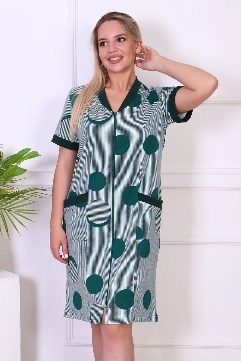 Халат 38540 (зеленый)